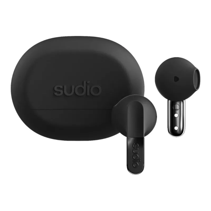 Sudio N3 bezdrôtové slúchadlá do uší Bluetooth s mikrofónom, Onyx Black