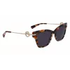 Slnečné okuliare Longchamp dámske LO737S-239 Havana hnedé gradient 52 mm