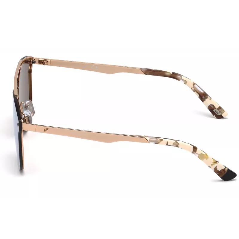 Slnečné okuliare WEB EYEWEAR unisex WE0190-34G Havana acetát hnedé gradientové sklo 52 mm