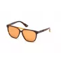 Slnečné okuliare WEB EYEWEAR unisex WE0263-5956J hranaté havannové acetátové puzdro zelené polykarbonátové sklá 59/13/145 mm UV400