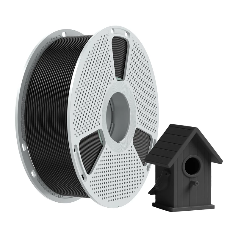 SUNLU ASA filament 1,75 mm čierna – 1 kg cievka pre 3D tlač