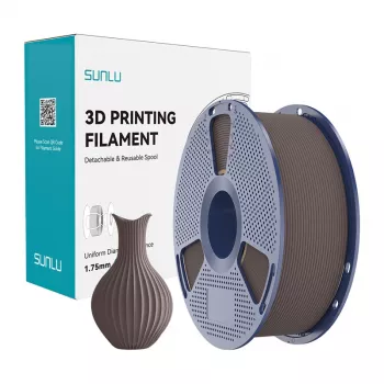 SUNLU PLA Classic čokoláda 3D tlačiarenský filament 1,75 mm 1 kg