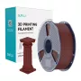 SUNLU PLA High-Speed mramorový filament, tehlovo červený, 1,75mm, 1kg