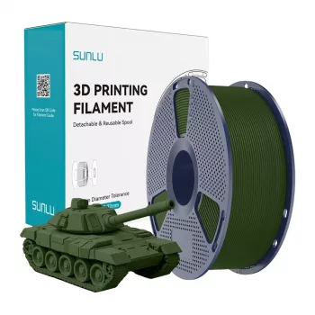 SUNLU PLA+ High-Speed Olive filament 1.75mm 1kg pre FDM tlačiarne