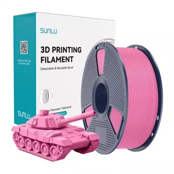 SUNLU PLA+ High-Speed ružový filament pre 3D tlačiarne 1,75 mm 1 kg