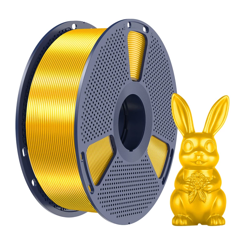 SUNLU PLA+ Silk Gold 1,75 mm 1 kg filament pre 3D tlačiarne