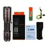 SUPERFIRE A6 baterka - 1200 lúmenov P50 LED, dosah 280 m, USB nabíjateľná, zoom, IP44