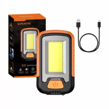 Superfire G21 Dielenská baterka, 650lm, USB