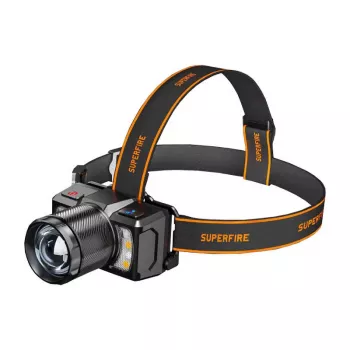 Superfire HL25 čelová lampa 700 lm USB-C