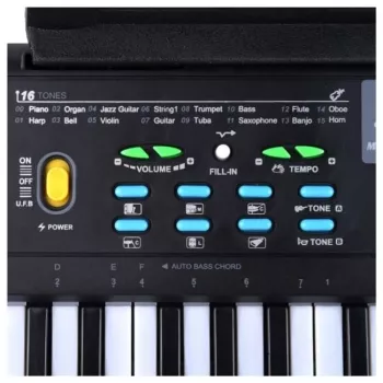 SUPRIMO 605 UFB keyboard s mikrofónom na učenie sa hry, pre deti