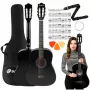 SUPRIMO CGS2 BK klasická gitara 4/4 čierna na učenie
