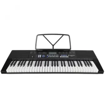 SUPRIMO EK611 61-klávesový detský keyboard s LCD displejom, 200 zvukov, 128 rytmov, mikrofón a stojan na noty
