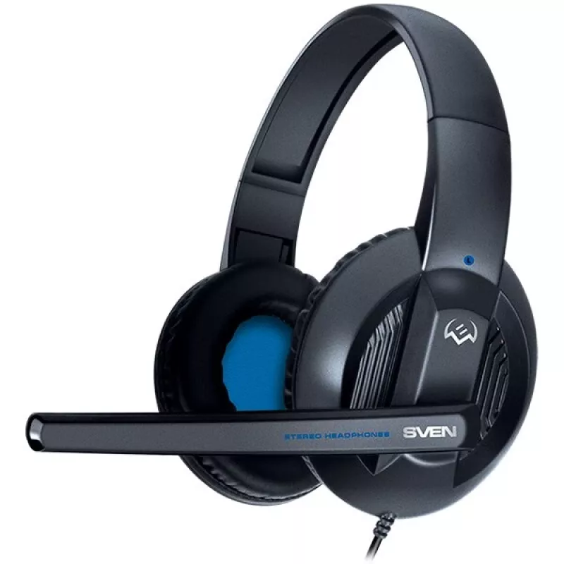 SVEN AP-680MV káblový over-ear headset s mikrofónom, čierny