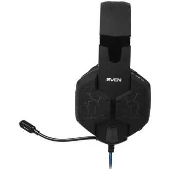 Herný headset SVEN AP-U980MV, USB, LED, 7.1, Čierno-modrý