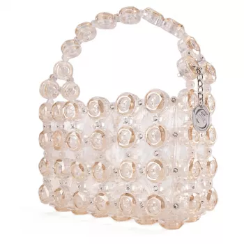 Swarovski Millenia clutch kabelka biela ródiumované kryštály dámske 5625817