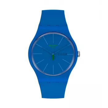 Swatch New Gent SO29N700 pánske hodinky modré biokeramika 41 mm