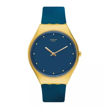 Swatch SYXG108 Skin Irony unisex hodinky 38 mm hnedá koža