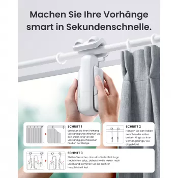 Switchbot Curtain Rod 3 (2025) Smart Curtain Motor biela