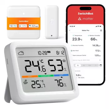 SwitchBot Meter Pro meteorologická stanica teplomer hygrometer biela