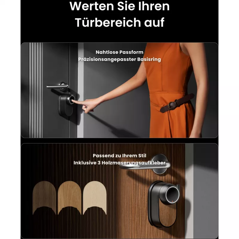 SwitchBot Ultra Touch Bundle čierna, Lock Ultra čierna, Keypad Touch, Hub Mini