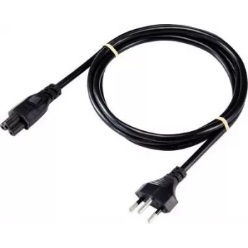 SYGONIX SY-5042688 napájací kábel pre chladiace zariadenia, Schuko na IEC C13, 1,8 m, čierny