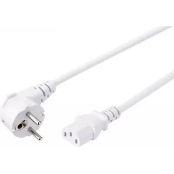 Sygonix SY-5043438 napájací kábel CEE 7/7 na IEC C13 biely 5 m