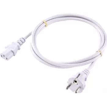 Sygonix SY-5043494 napájací kábel CEE 7/7 na IEC C13 biely 2,00 m