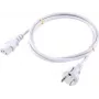 Sygonix SY-5043494 napájací kábel CEE 7/7 na IEC C13 biely 2,00 m