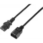 Sygonix SY-5243894 IEC C13/C14 predlžovací napájací kábel, 5 m, čierny