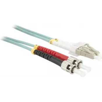 SYNERGY21 2m OM3 LC-ST duplex multimode LWL patch kábel, 50/125µm, LSZH, modrá S216286