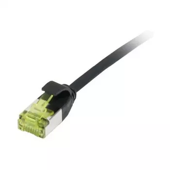Synergy21 CAT6A RJ45 patch kábel, 2m, čierny, U/FTP, Slimline 3,8mm, TPE/LSZH Superflex, AWG32