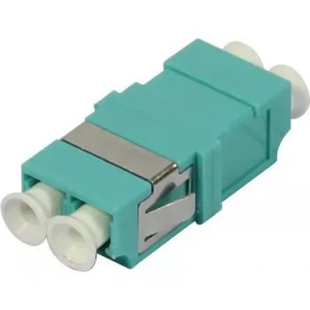 SYNERGY21 LC duplex multimode optický adaptér, 50/125µm, aqua, bez príruby S215481