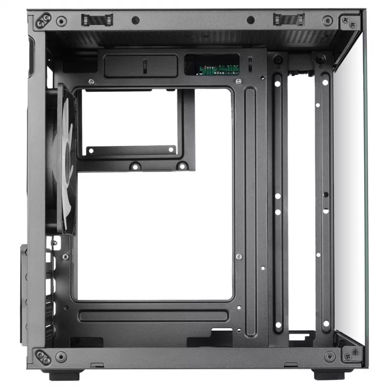 TACENS MARS MC-CUBE Micro-ATX skriňa, čierna, tvrdené sklo, ARGB, USB-C