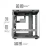 TACENS MARS MC-CUBE Micro-ATX skriňa, čierna, tvrdené sklo, ARGB, USB-C