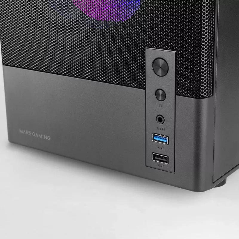 TACENS MARS MC-ONYX 3xARGB mATX skriňa počítača čierna