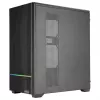 TACENS MARS MC-QUANTUM Mid-Tower ATX skriňa s 3x120mm FDB ventilátormi + 1x120mm ARGB ventilátorom, USB-C, tvrdené sklo, čierna