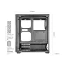 TACENS MARS MC-QUANTUM Mid-Tower ATX skriňa s 3x120mm FDB ventilátormi + 1x120mm ARGB ventilátorom, USB-C, tvrdené sklo, čierna