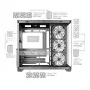TACENS MARS MC-V5 4xARGB USB-C ATX Mid-Tower skriňa s tvrdeným sklom