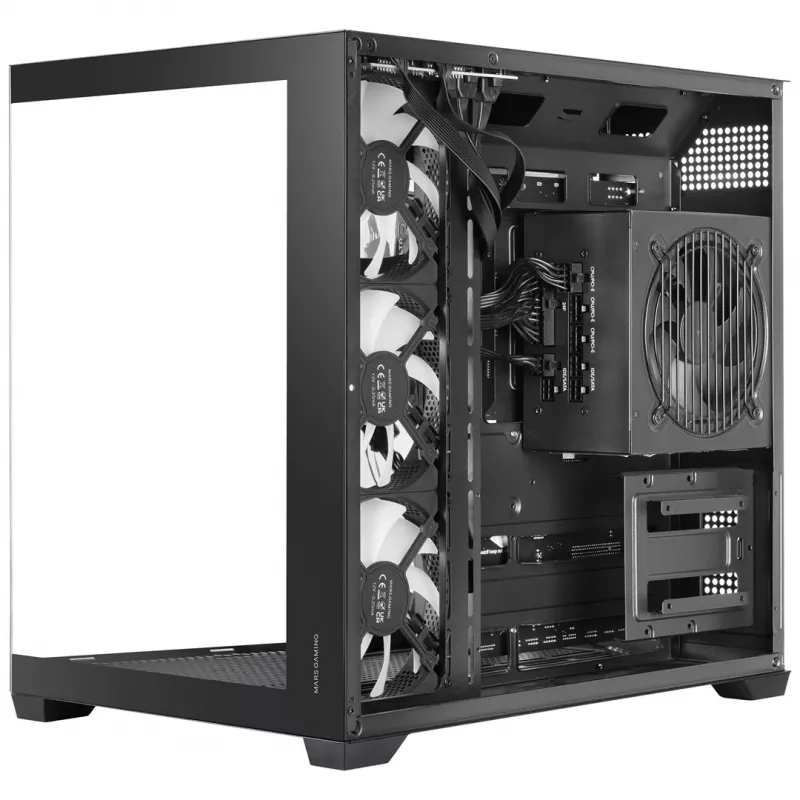 TACENS MARS MC-V5 4xARGB USB-C ATX Mid-Tower skriňa s tvrdeným sklom