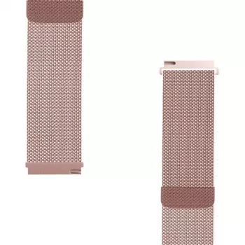 Taktický 22mm Loop magnetický náramok z ušľachtilej ocele a remienok na hodinky ružové zlato