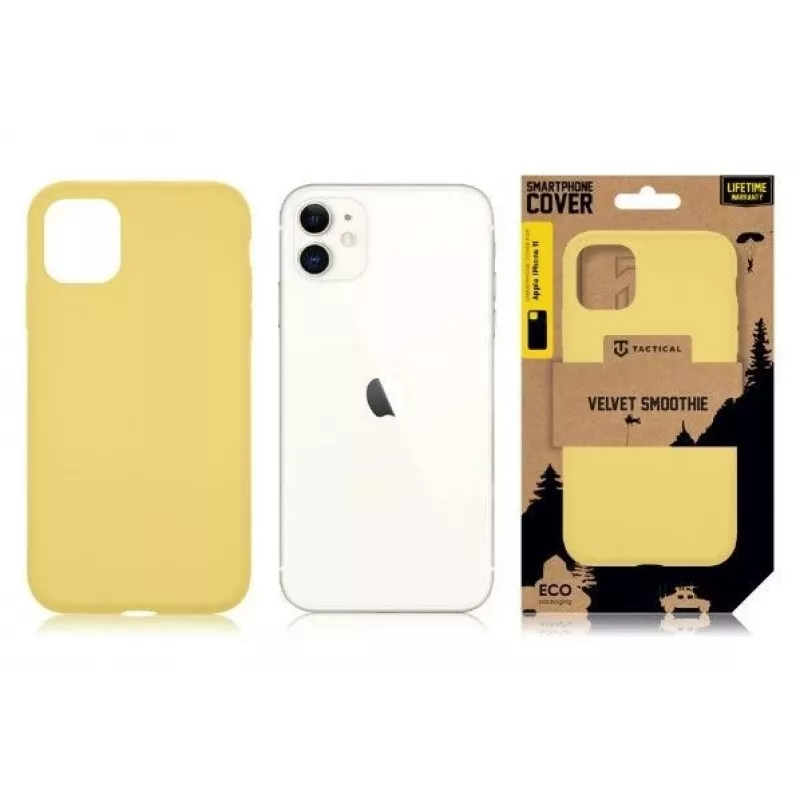 Tactical Apple iPhone 11 Velvet Smoothie kryt žltý