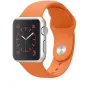 Tactical Apple silikónový remienok pre Apple Watch 44mm / 42mm oranžový