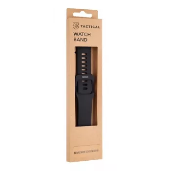 Tactical Apple Watch 42mm / 44mm silikónový remienok s prackou čierny