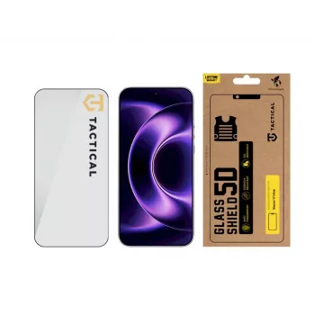 Tactical Glass Shield 5D ochranná fólia displeja pre Xiaomi 17 Ultra - čierna