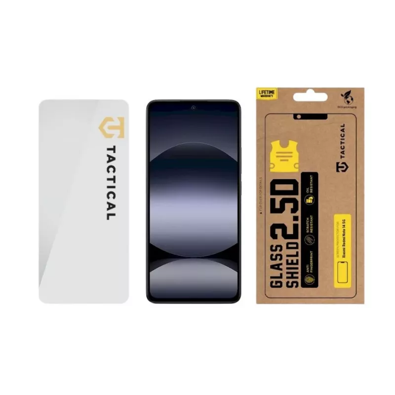Tactical Glass Shield Privacy Stealth 5D ochranná fólia displeja pre Xiaomi 17T Pro, čierna