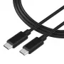 Tactical Smooth Thread kábel USB-C/USB-C 1m čierny