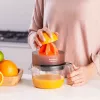 Taurus CITRUS COMPACT elektrický lis na citrusy 30 W čierna, oranžová, transparentná