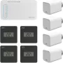 TECH 21 bezdrôtový multi-zónový systém riadenia vykurovania radiátorov Kit (L-8e kontrolér + STT-868 pohony)