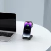 Tech-Protect A8 10W 3-in-1 bezdrôtová nabíjacia stanica pre smartphone, slúchadlá, smart hodinky - čierna