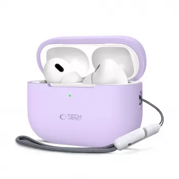 Tech-Protect Apple AirPods Pro 1 / 2 silikónové puzdro fialové